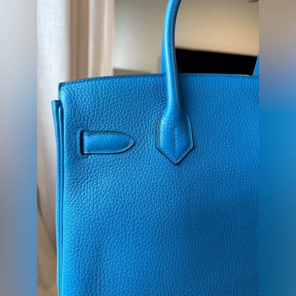 Hermes Birkin 30 Blue Zanzíbar GHW - Picture 12 of 14